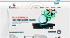 Desktop Screenshot of eurotouch.fr